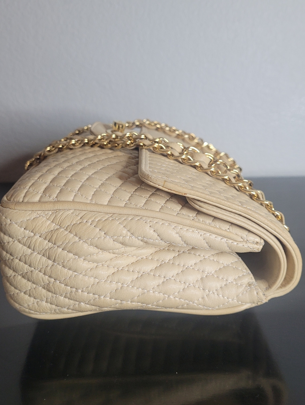 BALLY Bag Chain Shoulder Bag Leather Bag - Picture 8 of 15